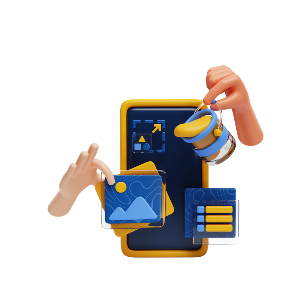 Visual design illustration