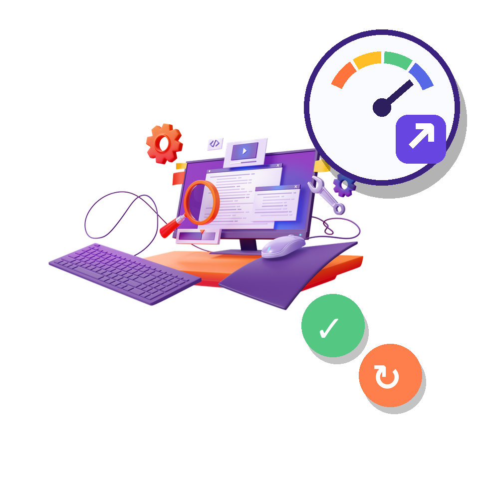 Website improvement illustration